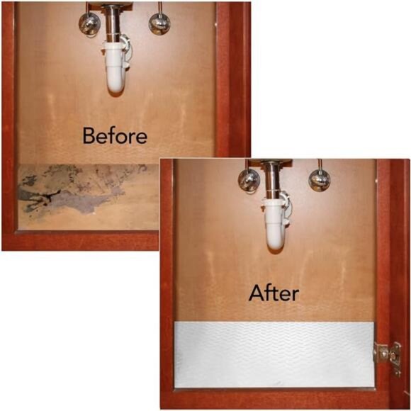 Premium Under The Sink Mat- Large Universal Size, Cut to Fit Cabinets, Shelf - Picture 5 of 7